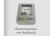 Abb.: Aluminiumbox Aufdruck